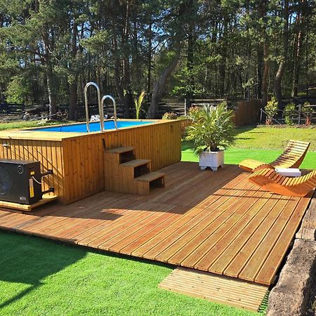 Vip Village Las Woda Rower - Podgrzewany Basen, Balia, Sauna Miedzierza Exterior foto