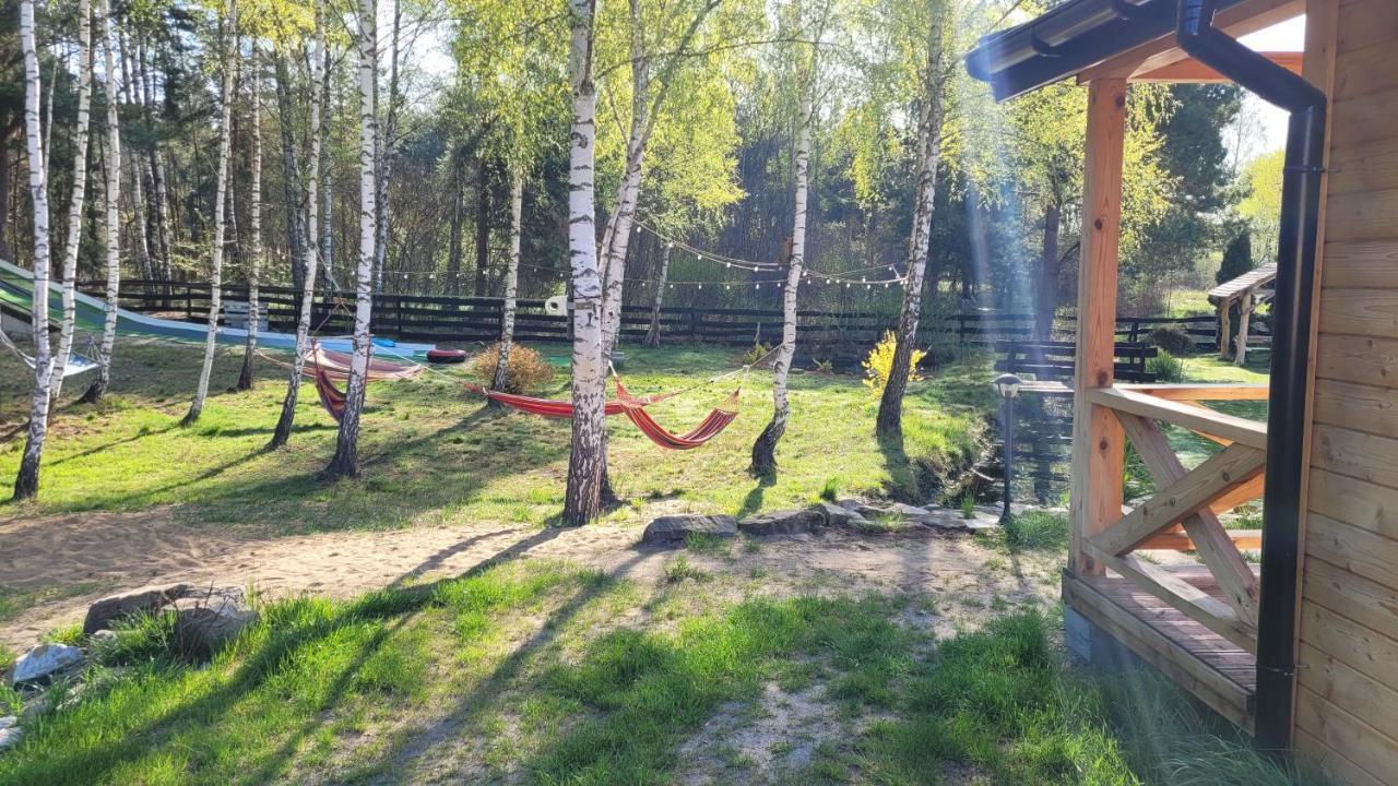 Vip Village Las Woda Rower - Podgrzewany Basen, Balia, Sauna Miedzierza Exterior foto