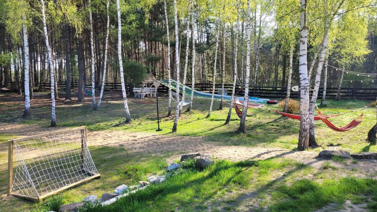 Vip Village Las Woda Rower - Podgrzewany Basen, Balia, Sauna Miedzierza Exterior foto