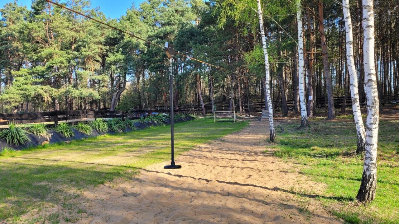 Vip Village Las Woda Rower - Podgrzewany Basen, Balia, Sauna Miedzierza Exterior foto