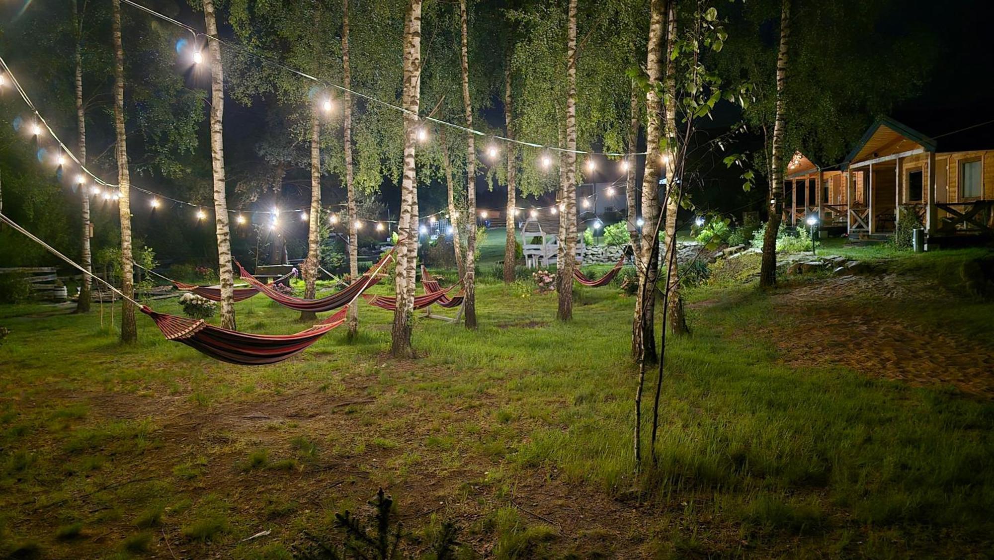 Vip Village Las Woda Rower - Podgrzewany Basen, Balia, Sauna Miedzierza Exterior foto