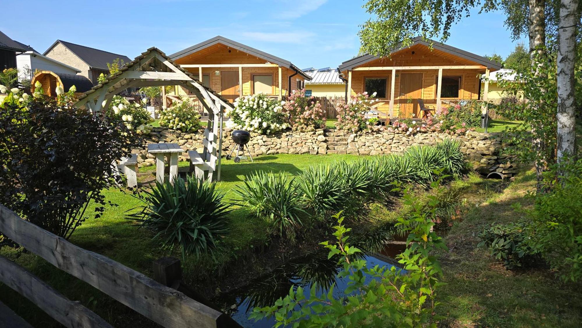 Vip Village Las Woda Rower - Podgrzewany Basen, Balia, Sauna Miedzierza Exterior foto