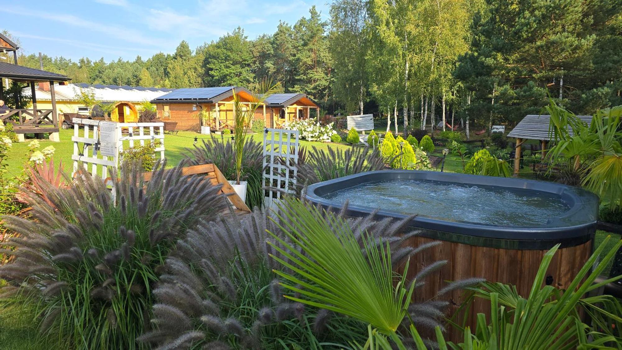 Vip Village Las Woda Rower - Podgrzewany Basen, Balia, Sauna Miedzierza Exterior foto