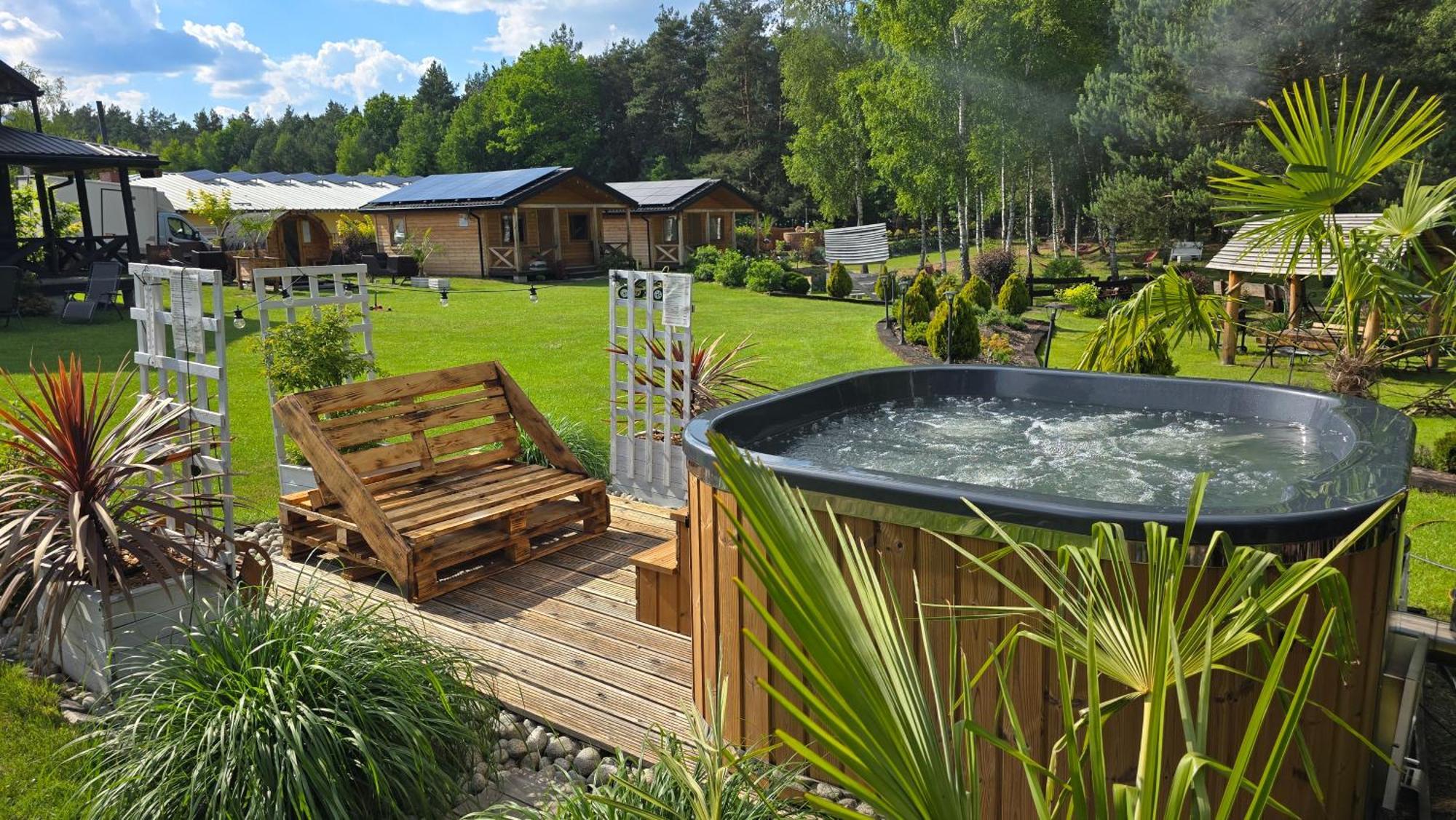 Vip Village Las Woda Rower - Podgrzewany Basen, Balia, Sauna Miedzierza Exterior foto